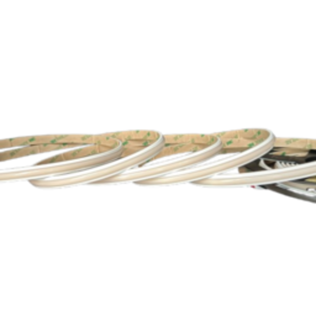 Waterdichte  COB LED strip warm wit 13W 1200LM 528LED p/m 24VDC IP65 2700k – 5 meter