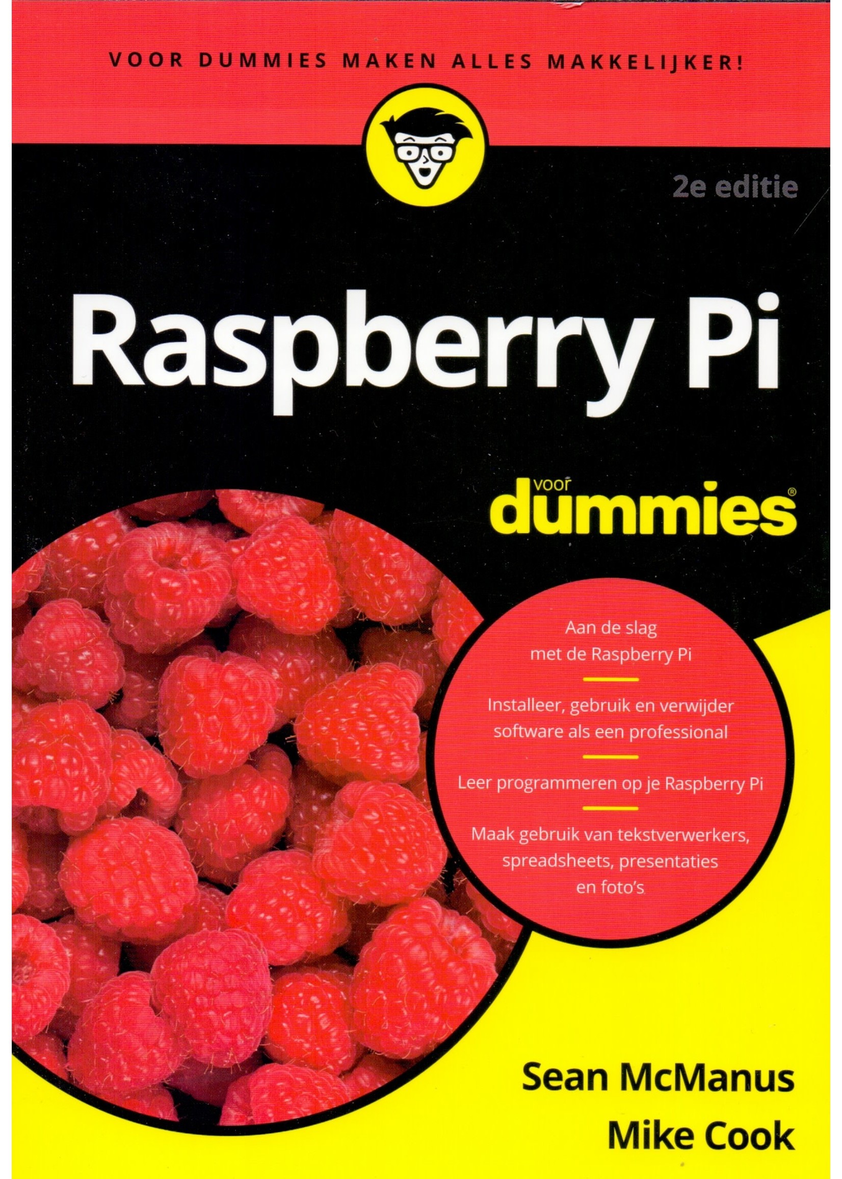 Boek Raspberry Pi voor Dummies, Sean McManus, Mike cook, voor Dummies, BBNC Uitgevers, 9789045354859