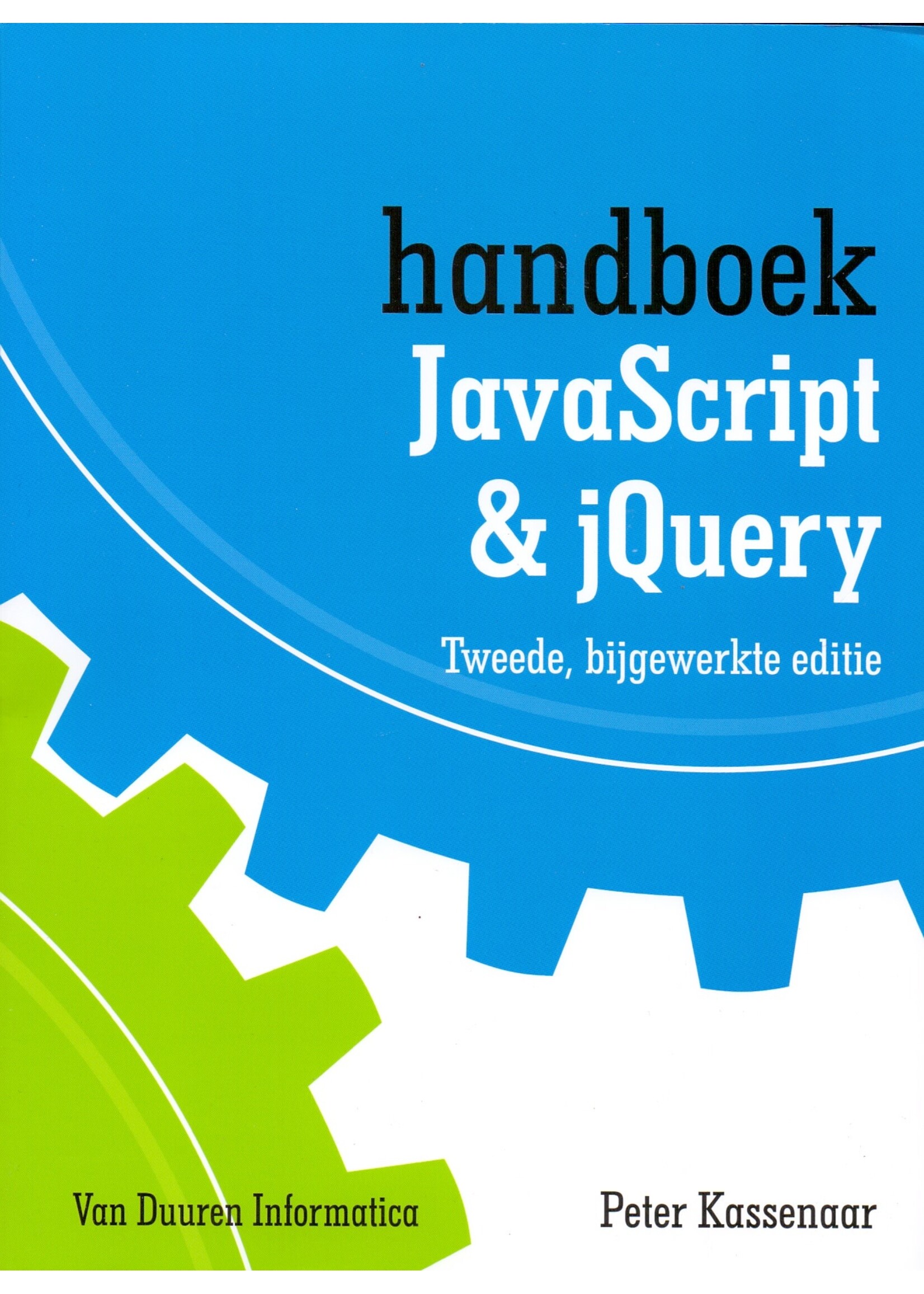 Boek Handboek Javascript & jQuery, Peter Kassenaar, Van Duuren Informatica, 9789059409156