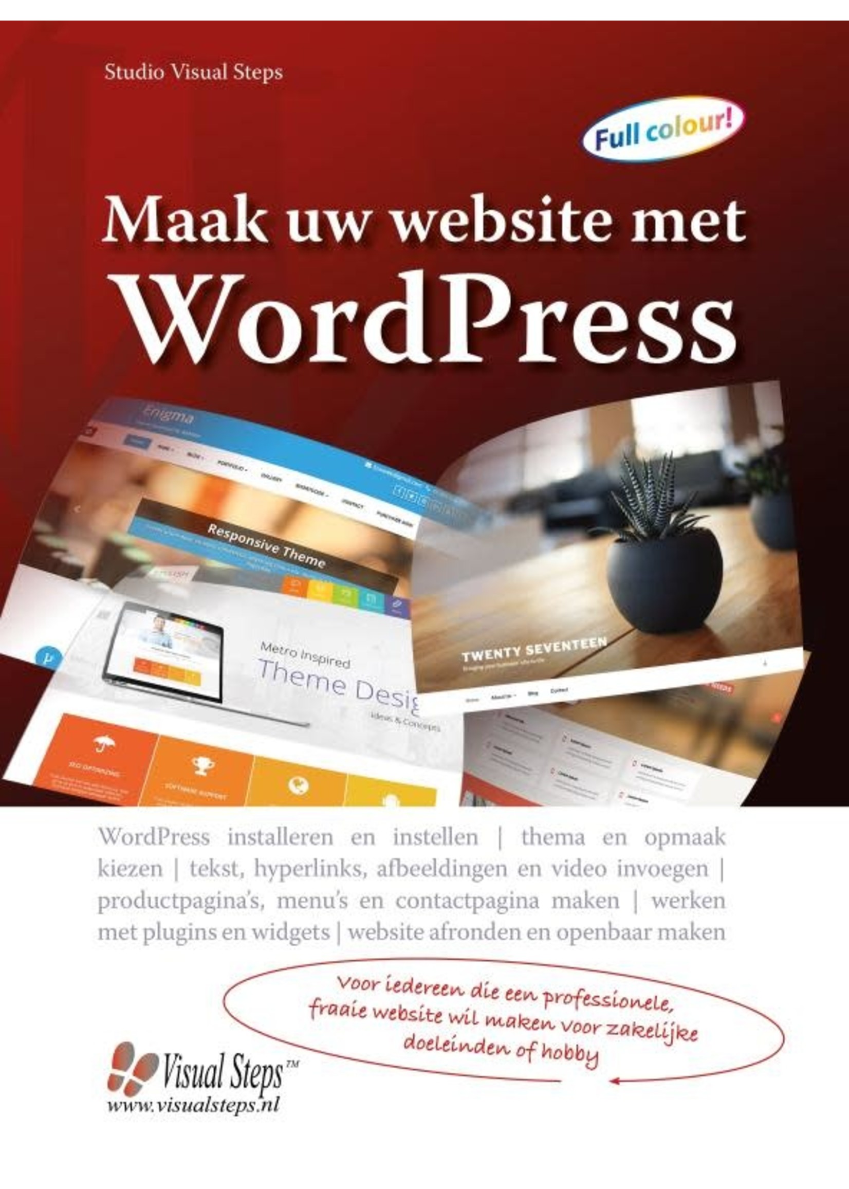 Boek Maak uw website met WordPress - Studio Visual Steps - Visual Steps B.V. - 9789059055650