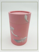 26-Urnenhemel-strooiurne feathers roos S