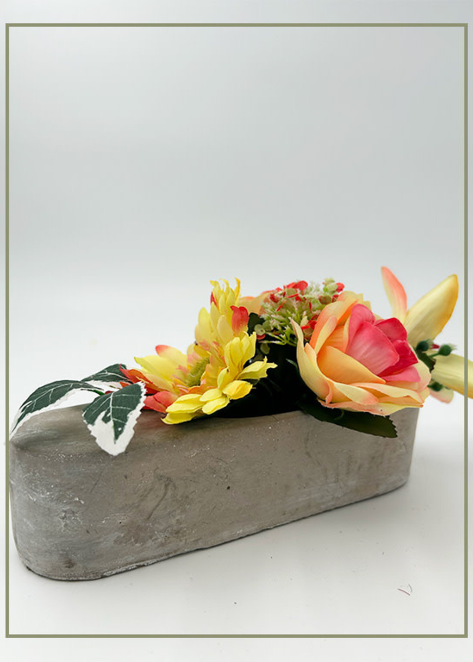 Steen-vaas-tint-rood