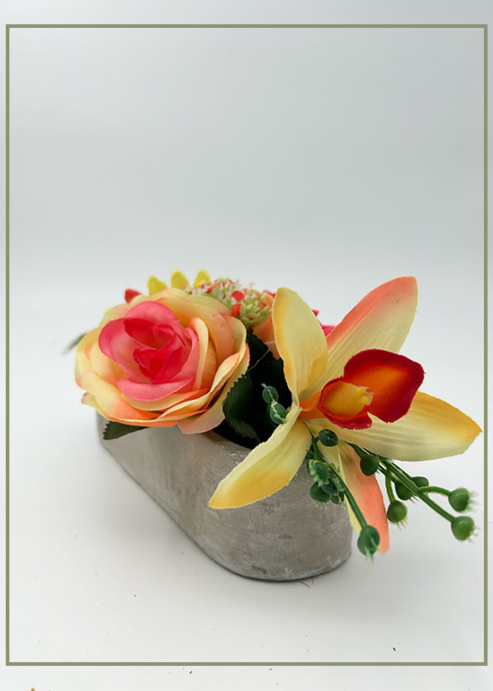 Steen-vaas-tint-rood