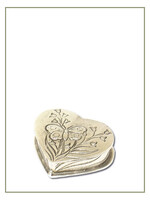UB30255 Petit coeur + papillon en étain