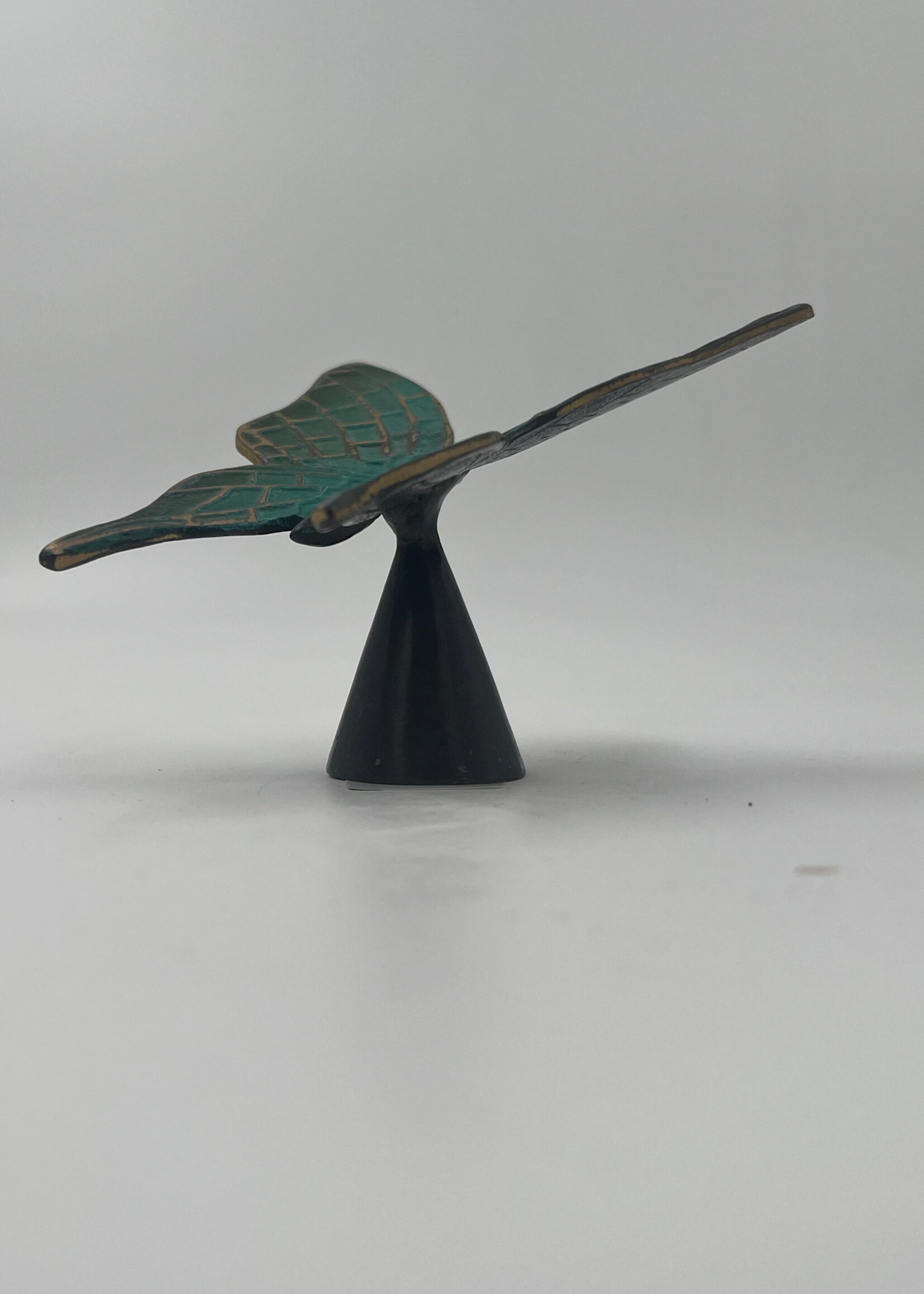 UBR2728-petite urne 'Papillon' vert