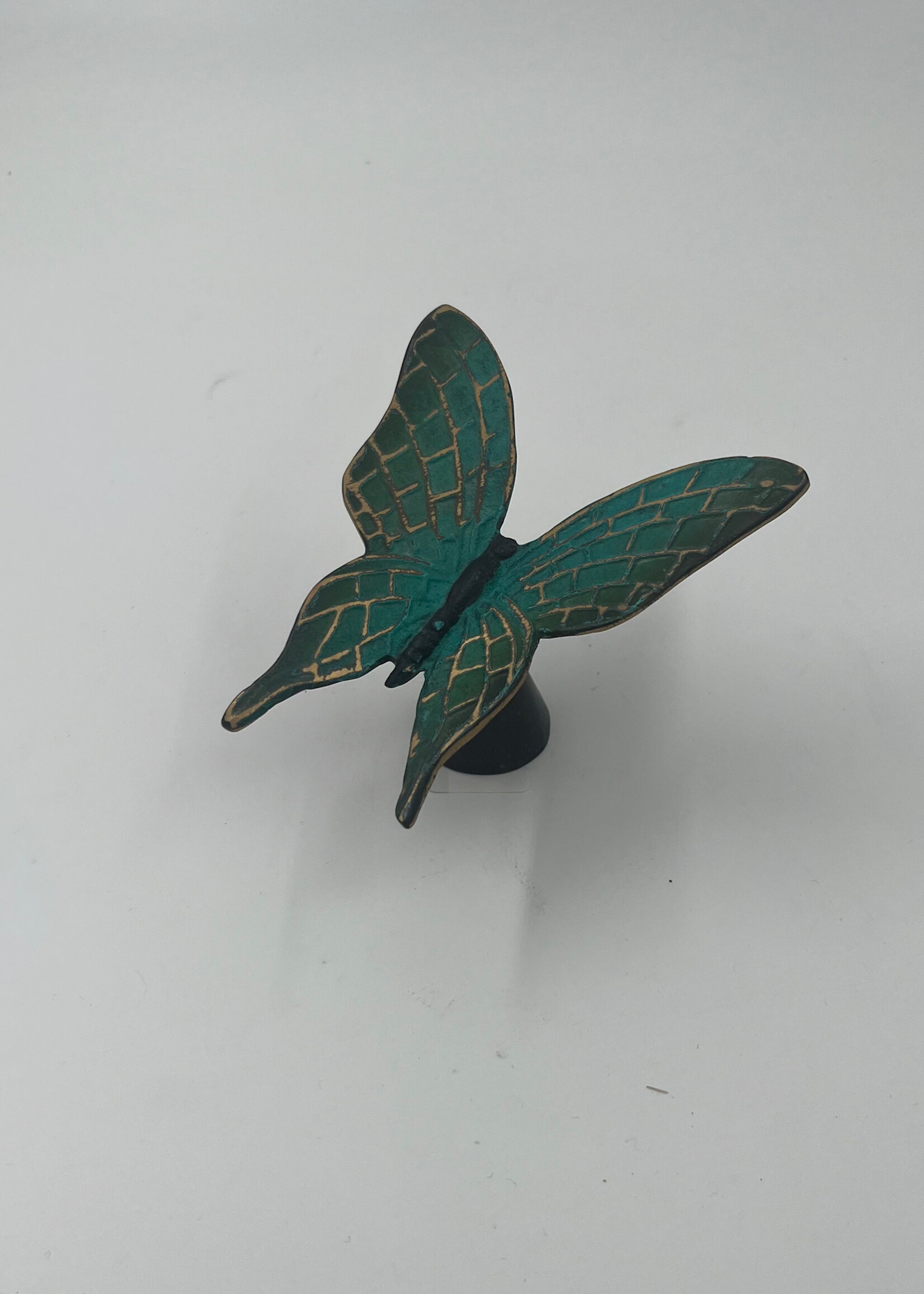 UBR2728-petite urne 'Papillon' vert