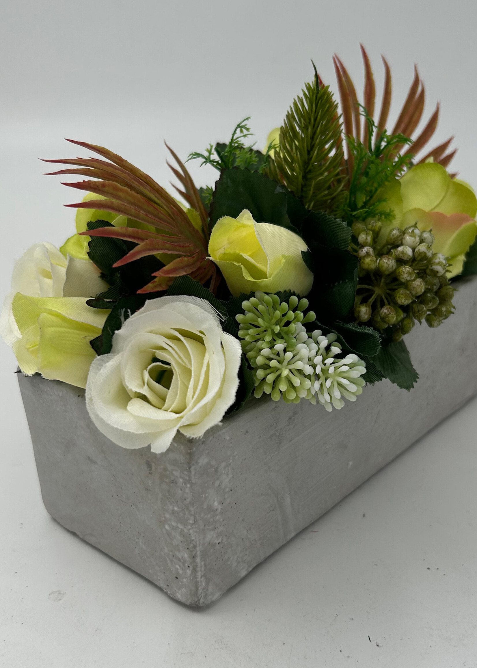 26-Pres-stone 157 - wit/groen