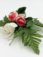 bloemtakje wit en roos