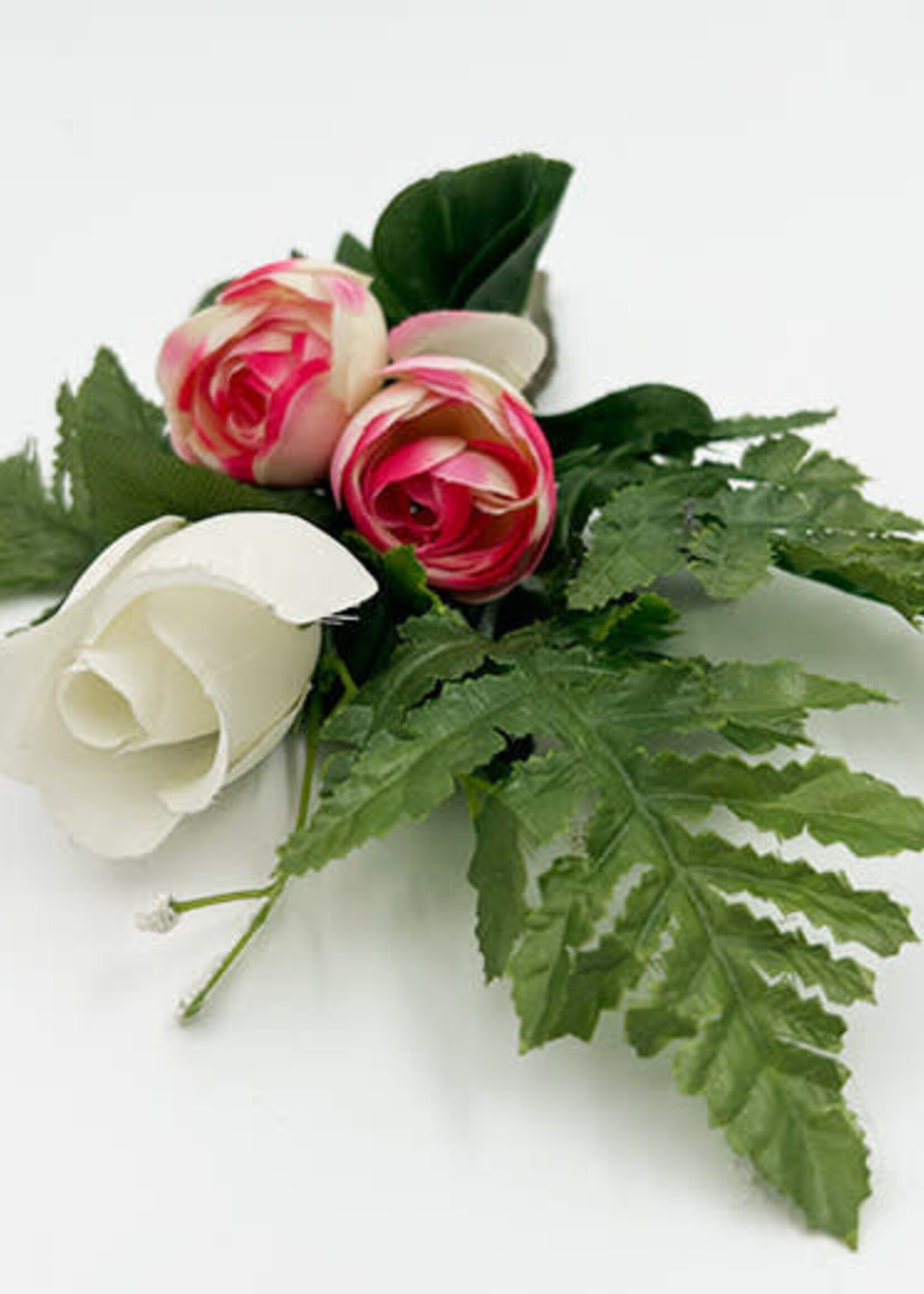 branche de fleur blanche et rose