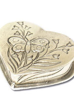 UB30255 Petit coeur + papillon en étain