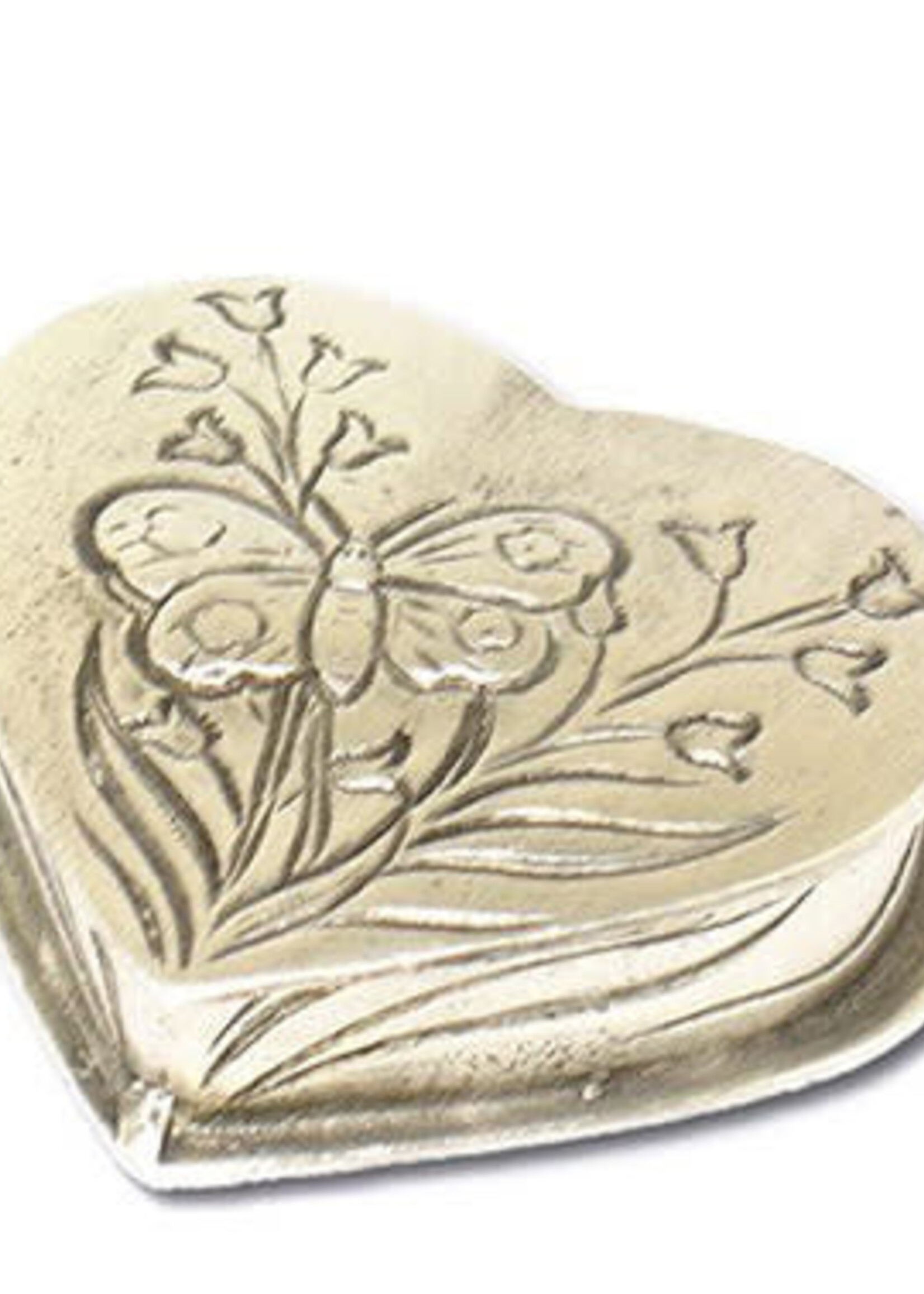 UB30255 Petit coeur + papillon en étain