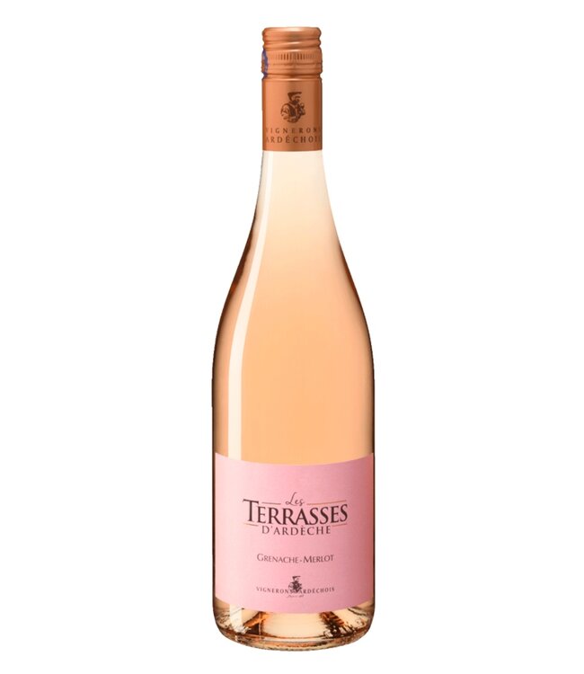 Les Terrasses D'Ardèche Grenache-Merlot Rosé