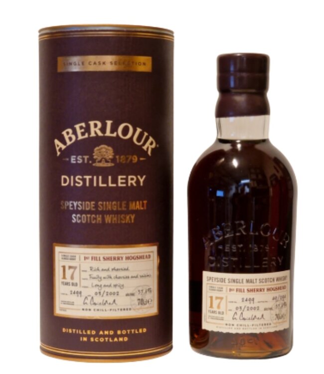Aberlour 17 years 1st fill hogshead 2002