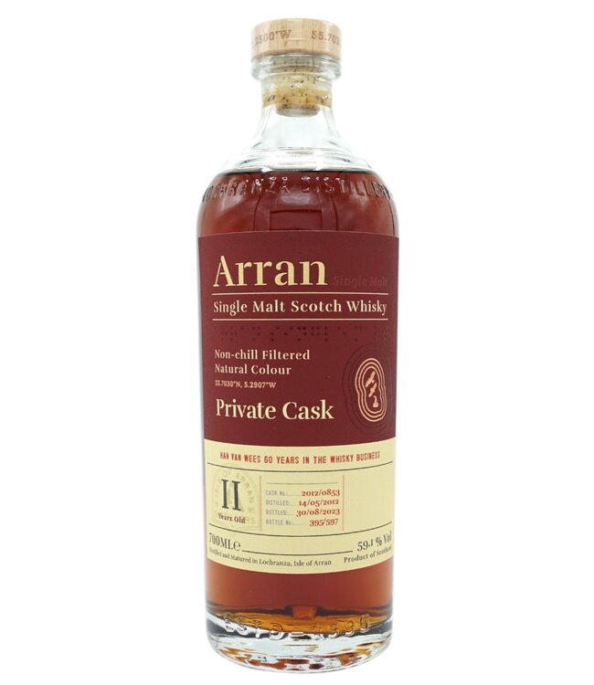 Arran Private Single Cask 11Y. 2012