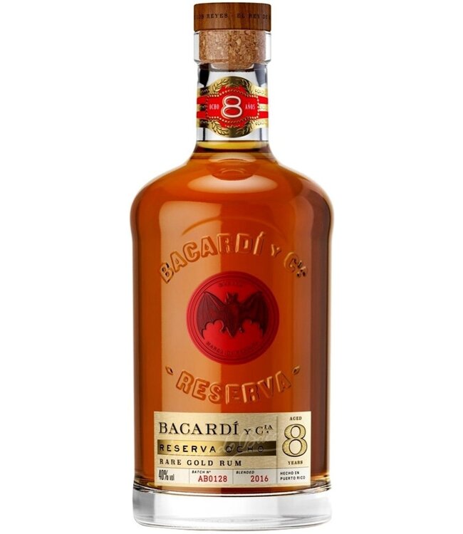 Bacardi Reserva Rare Gold Rum 8 jaar