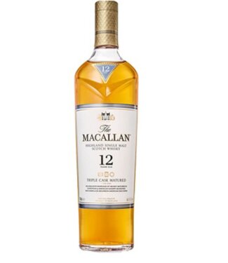 Macallan 12 years triple cask single malt whisky