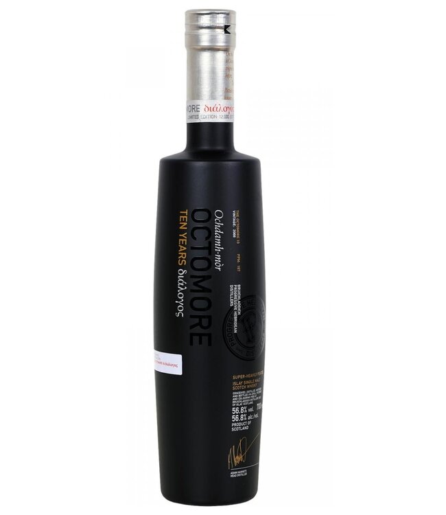 Bruichladdich Octomore 10 years Single Malt Whisky 208ppm