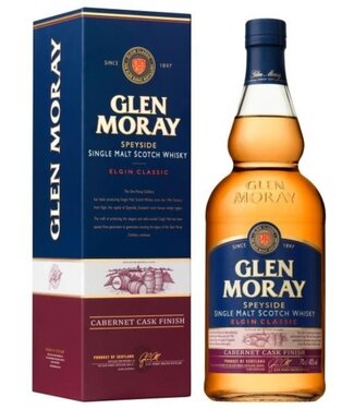 Glenmoray Cabernet Cask Finish Single Malt Whisky