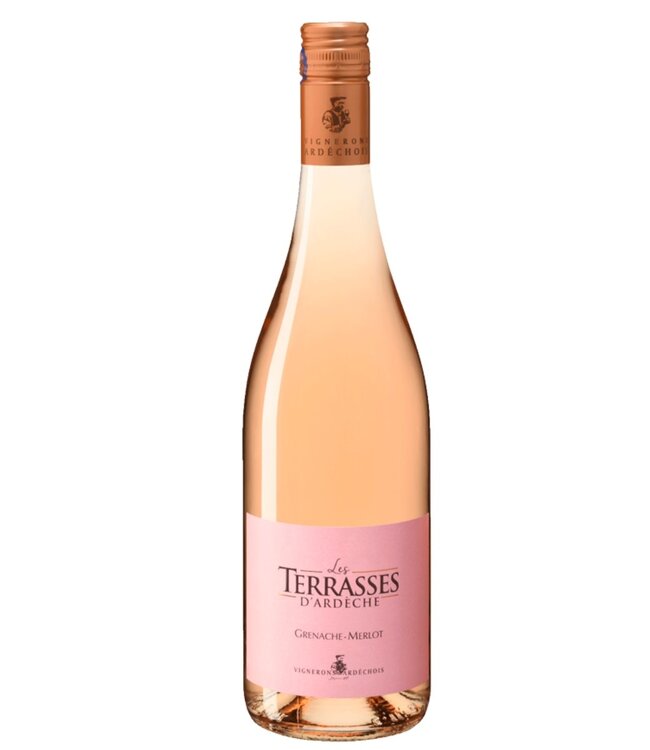 Les Terrasses D'Ardèche Grenache-Merlot Rosé