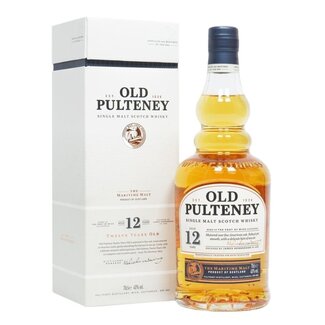 Old Pultney 12 years single malt whisky