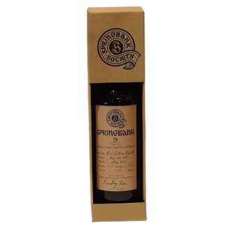 Springbank 2007 9 years old Society Bottling