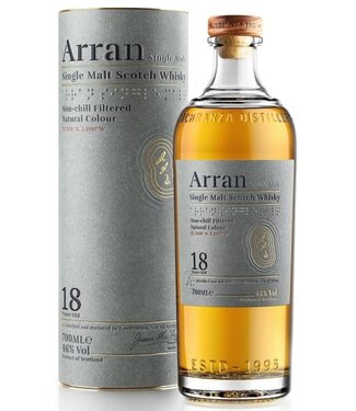 The Arran 18 years single malt whisky