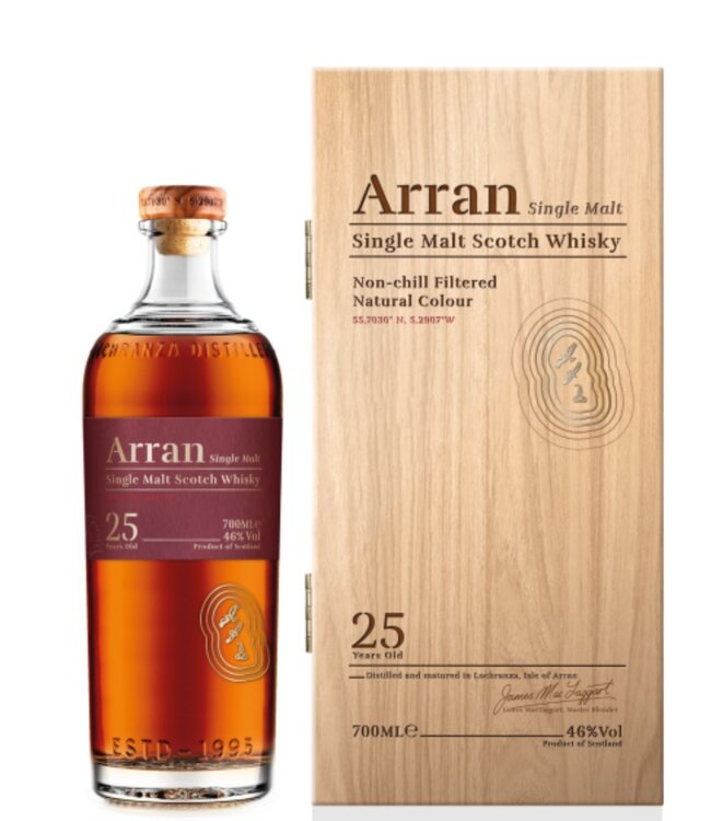 The Arran 25 years single malt Edition 2022