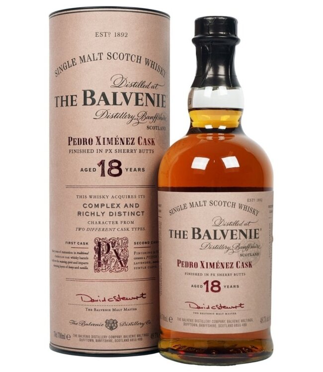 The Balvenie 18 years Pedro Ximenez Cask