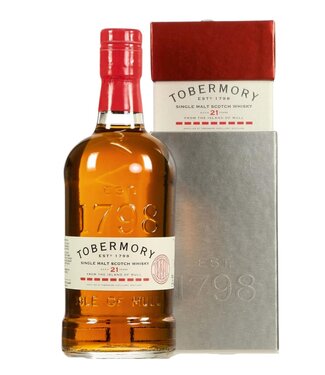 Tobermory 21 years single malt whisky