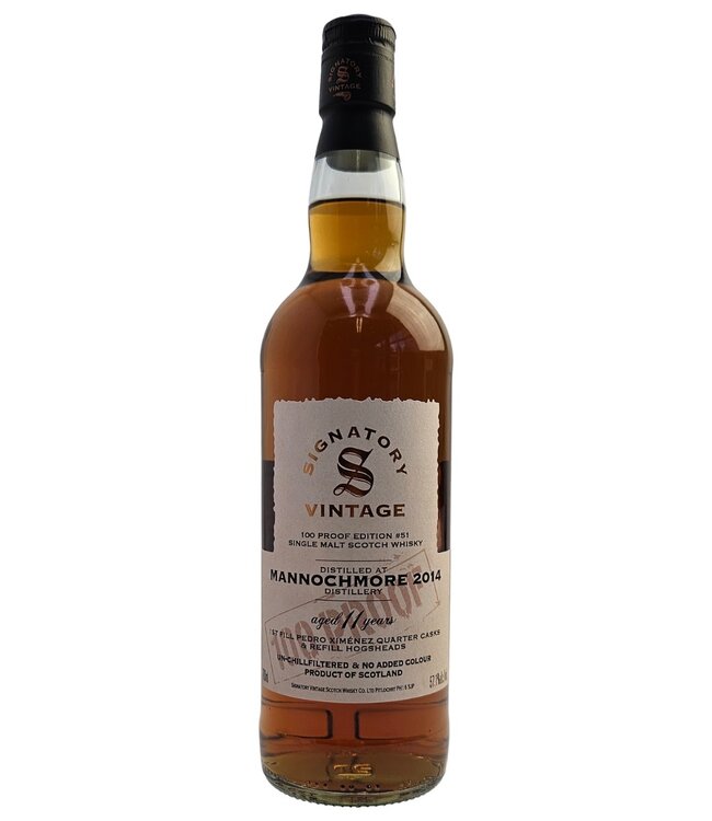 Signatory Signatory Vintage 100 proof Mannochmore 2014 #51