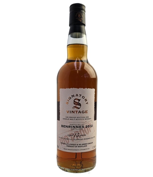 Signatory Signatory Vintage 100 proof Benrinnes 2012 #56