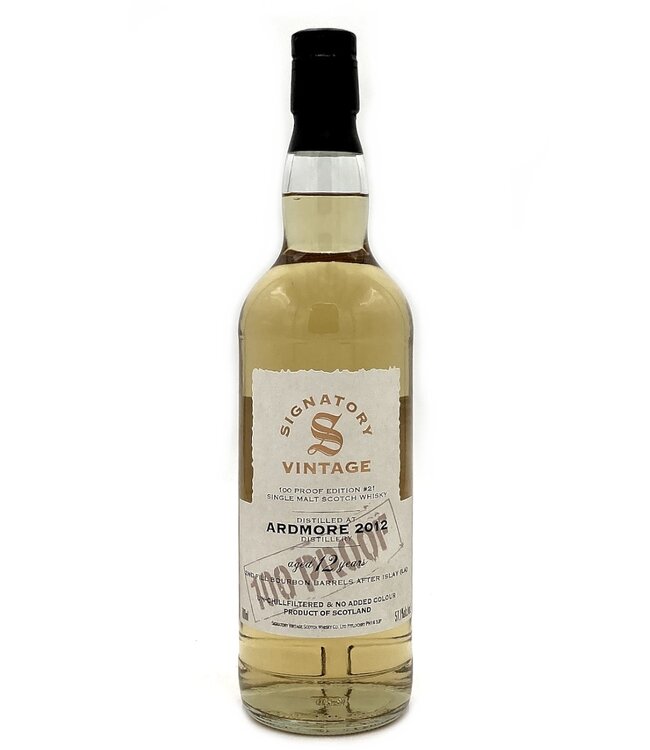 Signatory Signatory Vintage 100 proof Ardmore 2012 #21