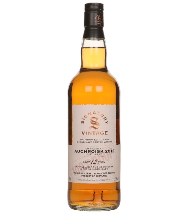 Signatory Vintage 100 proof Auchroisk 2012 #52