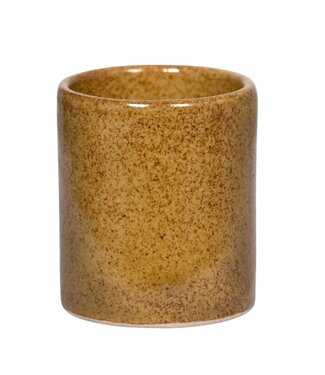 Stenen drinkbeker "napje" bruin recht