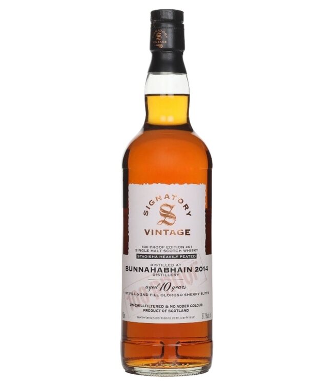 Signatory Vintage 100 Proof Bunnahabhain 2014 #61