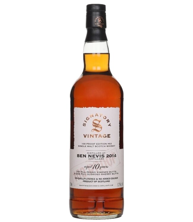 Signatory Vintage 100 Proof Ben Nevis 2014 #63