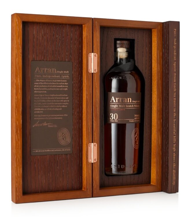 Arran 30 years Sherry Hogshead First Years
