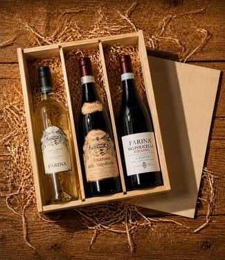 Farina Wijngeschenk Farina Amarone/Ripasso/Appassilento in kist