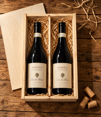 Serre dei Roveri Wijngeschenk Serre dei Roveri Barolo 2 flessen in kist