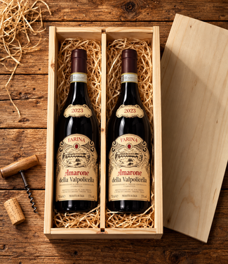 Farina Wijngeschenk Farina Amarone della Valpolicella 2 flessen in kist