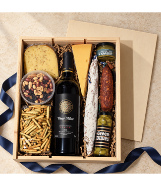 Ponte Villoni Luxe Relatiegeschenk met Wijn & Borrelhapjes