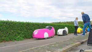 Velomobielracen, Hamburg-Berlijn en tijdrint Lelystad Enkhuizen