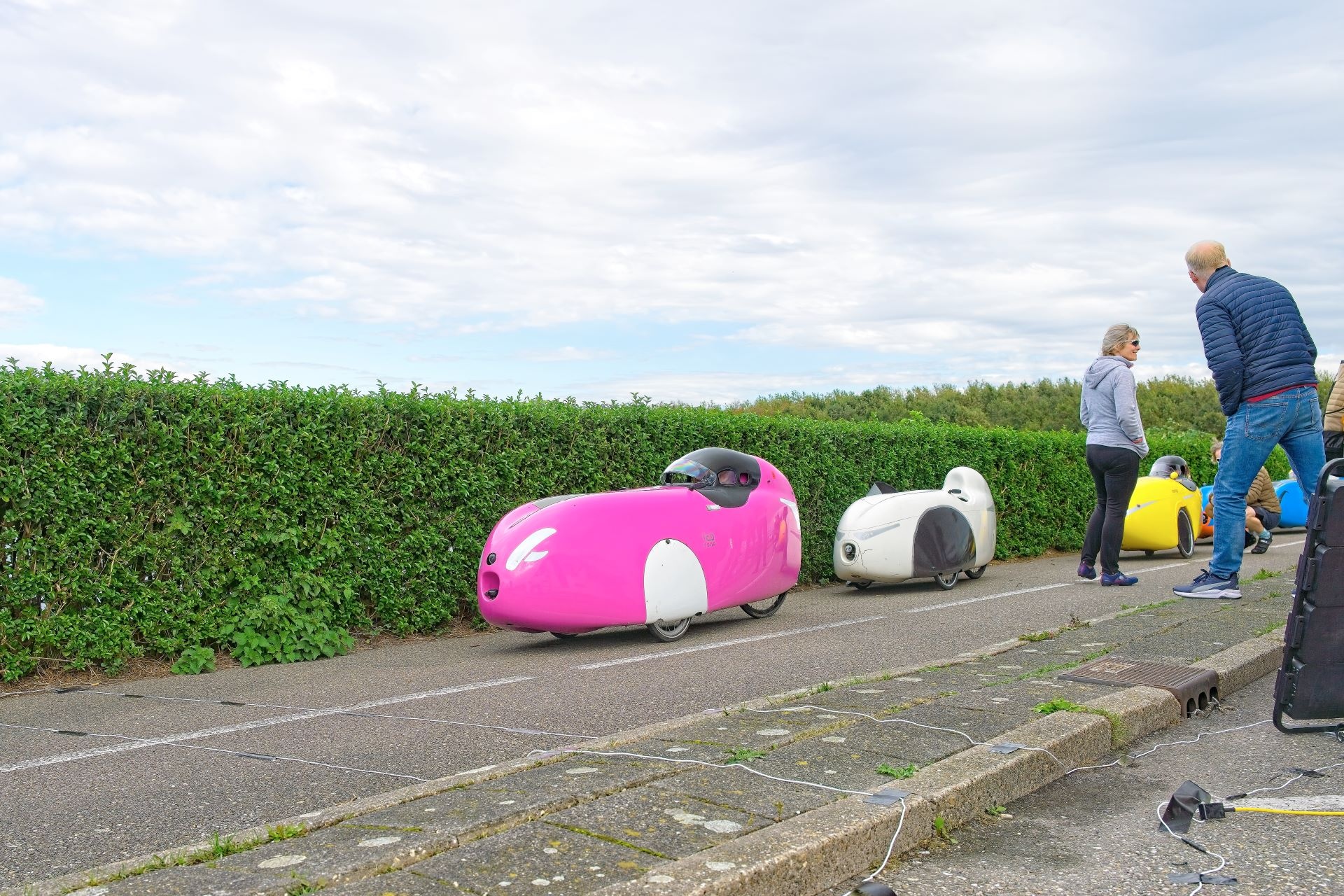 Velomobielracen, Hamburg-Berlijn en tijdrint Lelystad Enkhuizen