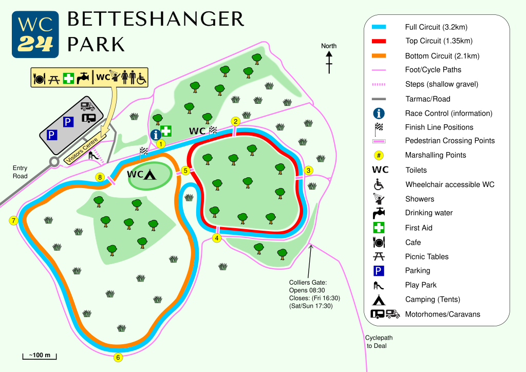 Wereldkampioenschappen Betteshanger Park UK