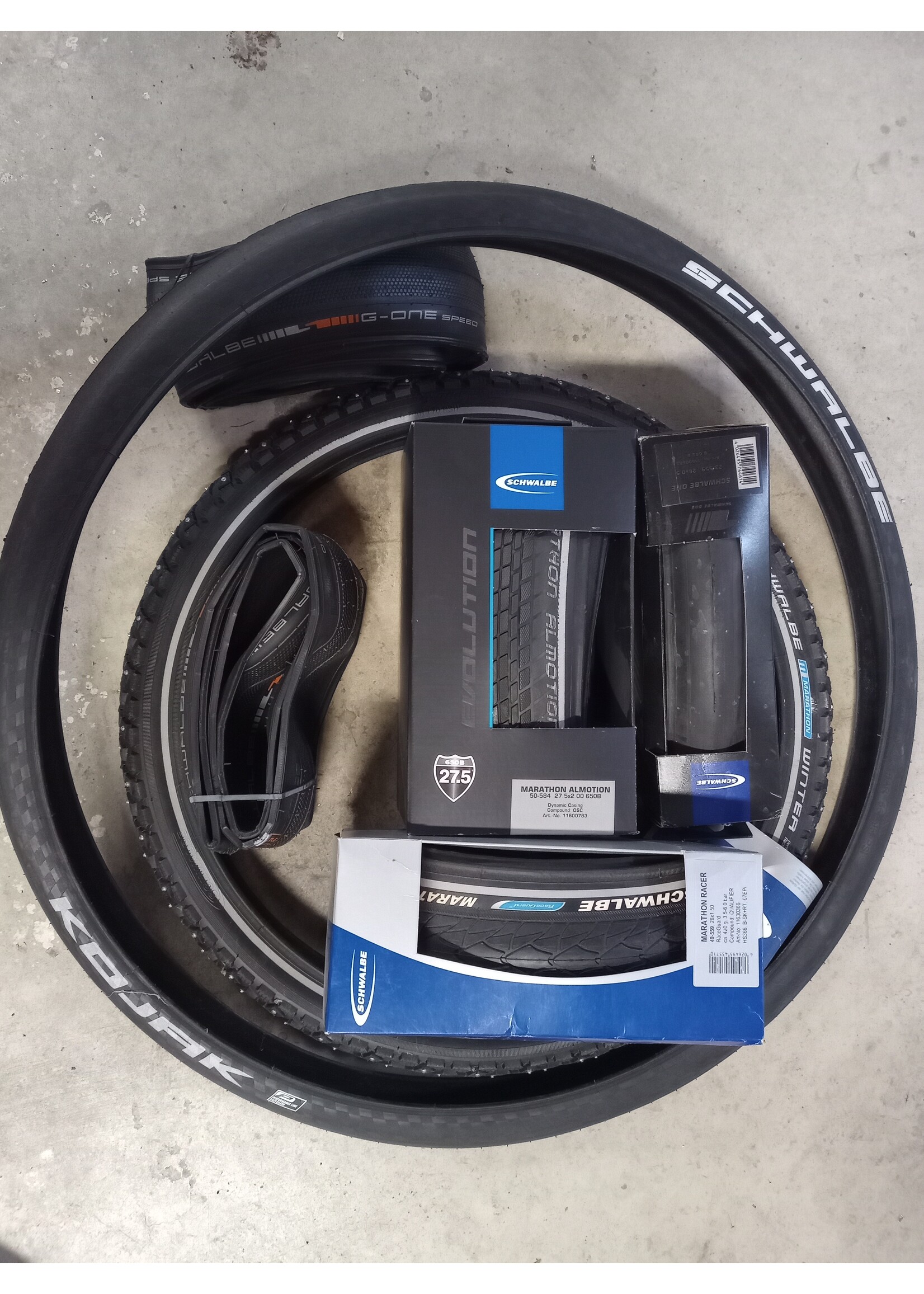 We limit our tire range, high discounts on our stock