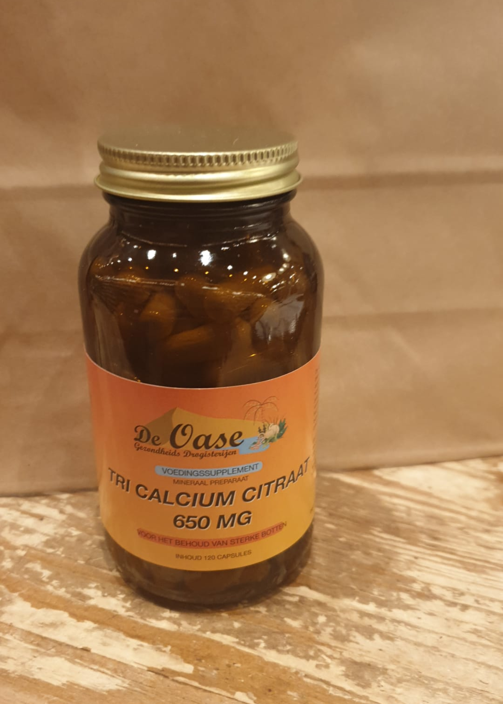 De Oase voedingssupplementen Tri calcium citraat 650 mg