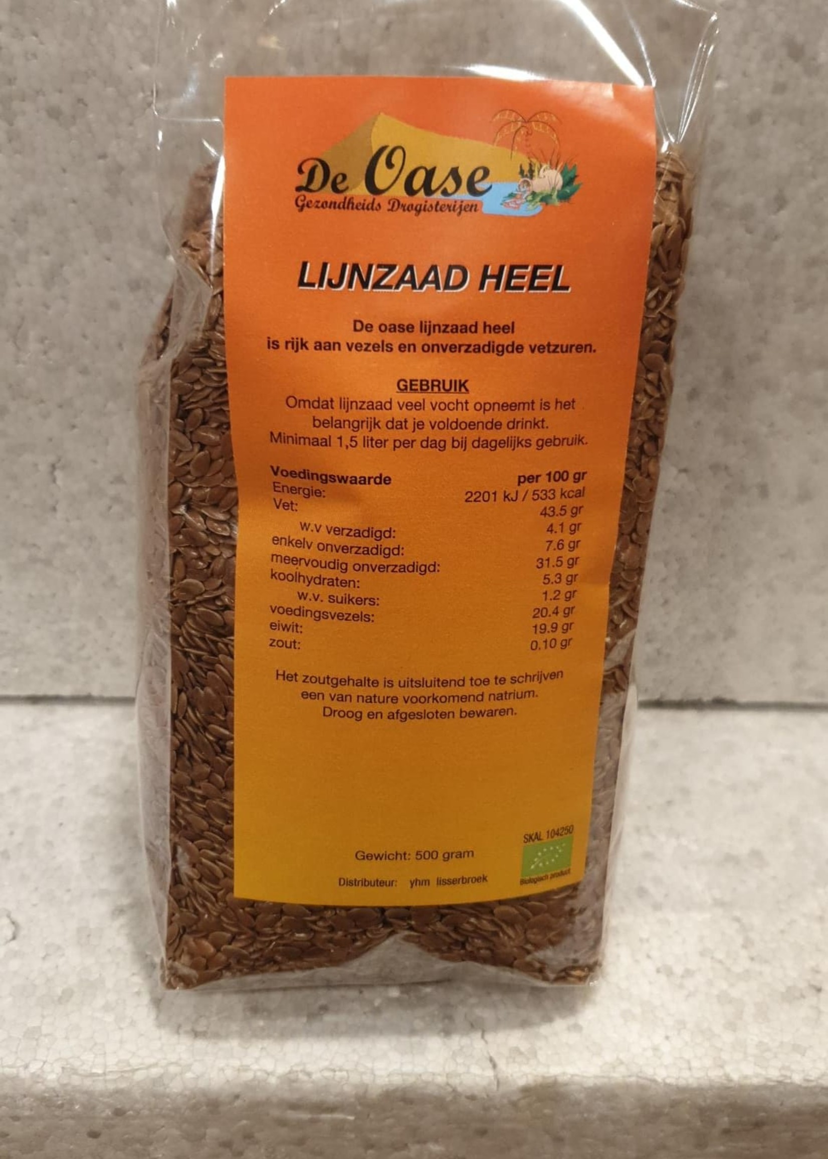 De Oase voedingssupplementen Lijnzaad heel