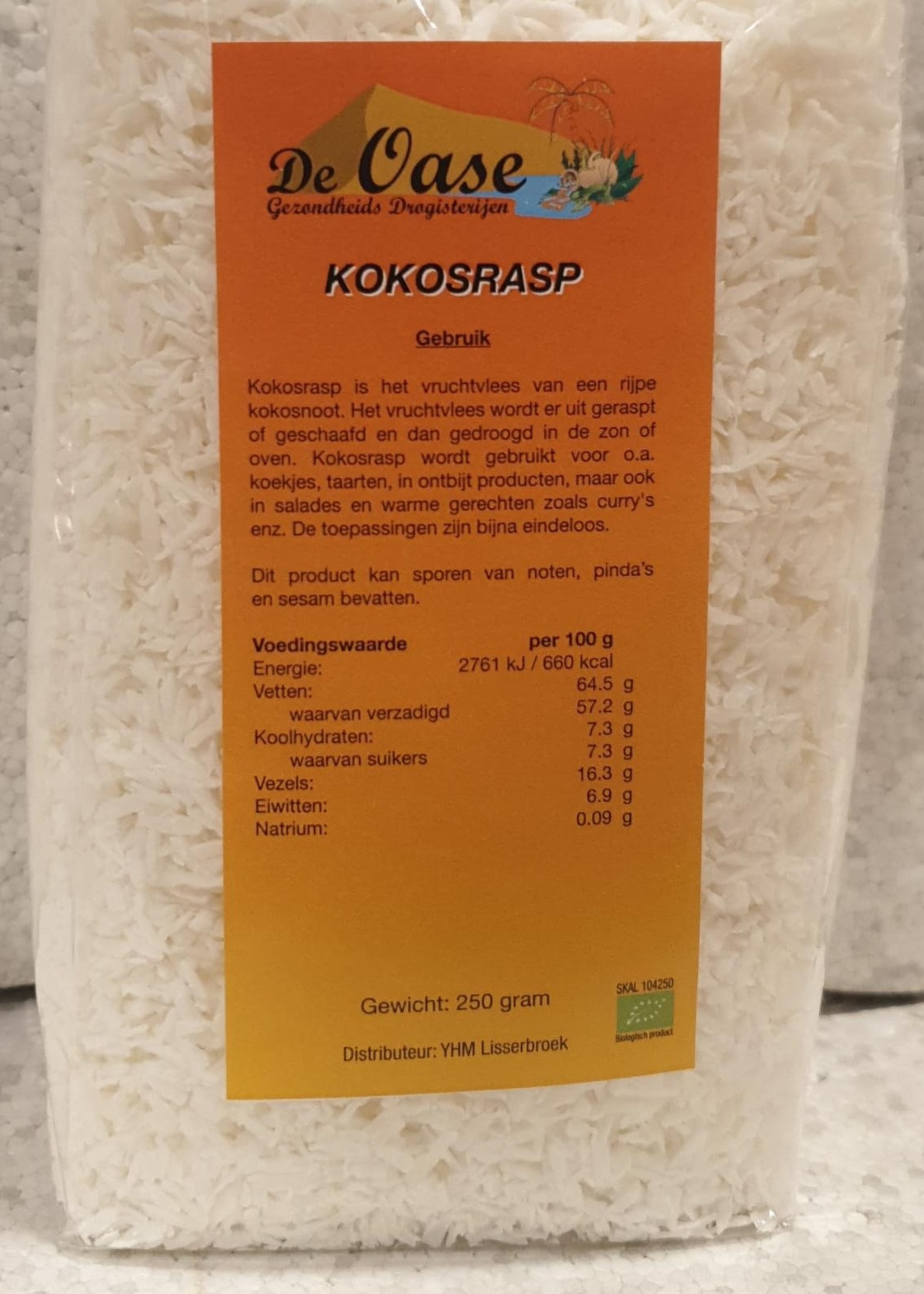 De Oase voedingssupplementen Kokosrasp