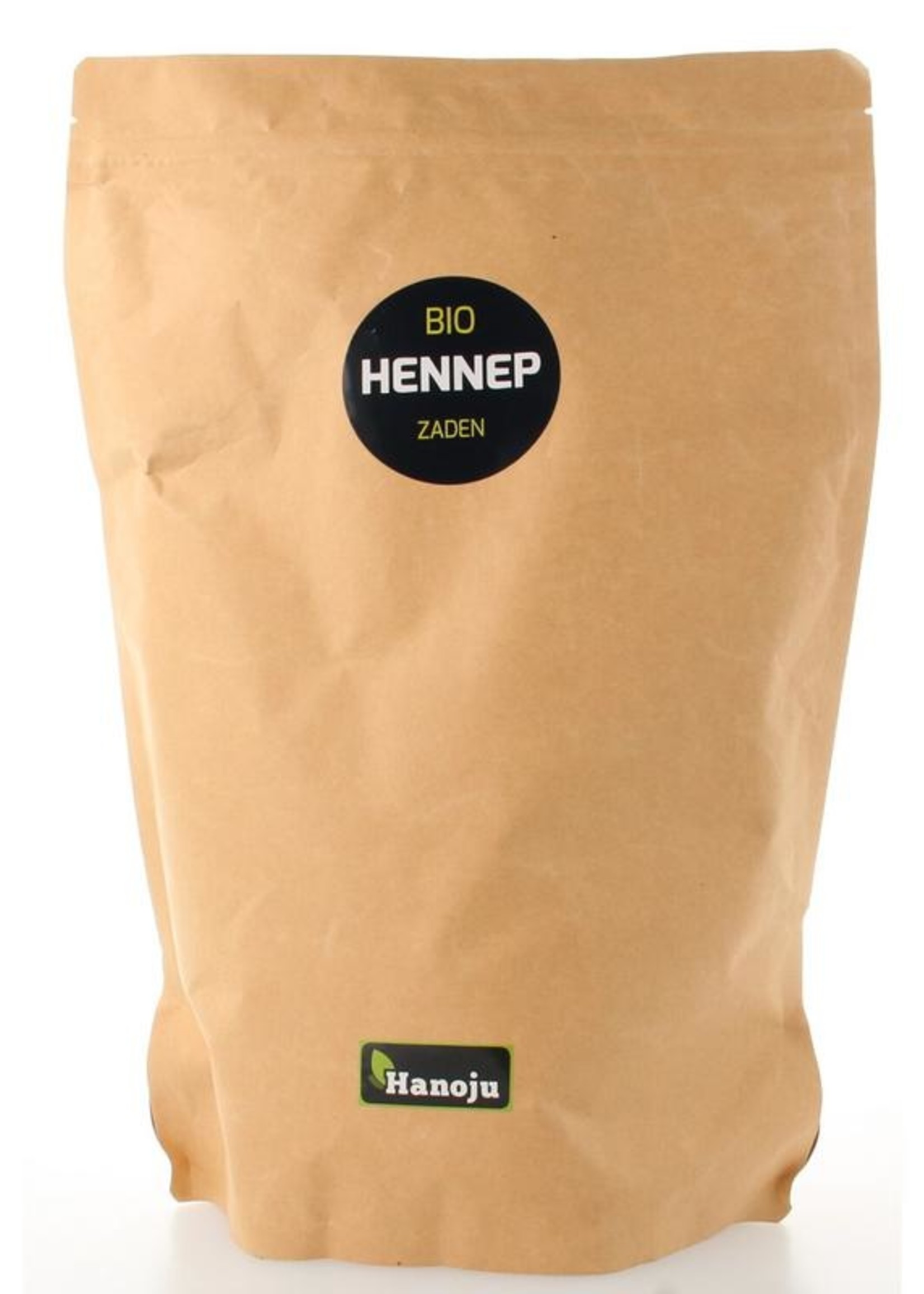 Hanoju Hennep zaden paper bag bio Hanoju 1000g