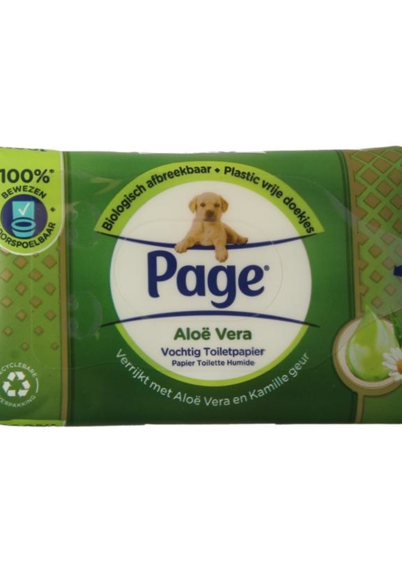 Page Vochtig toiletpapier aloe vera navulling Page 38st